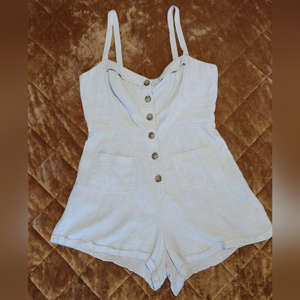 Urban Outfitters Linen Romper